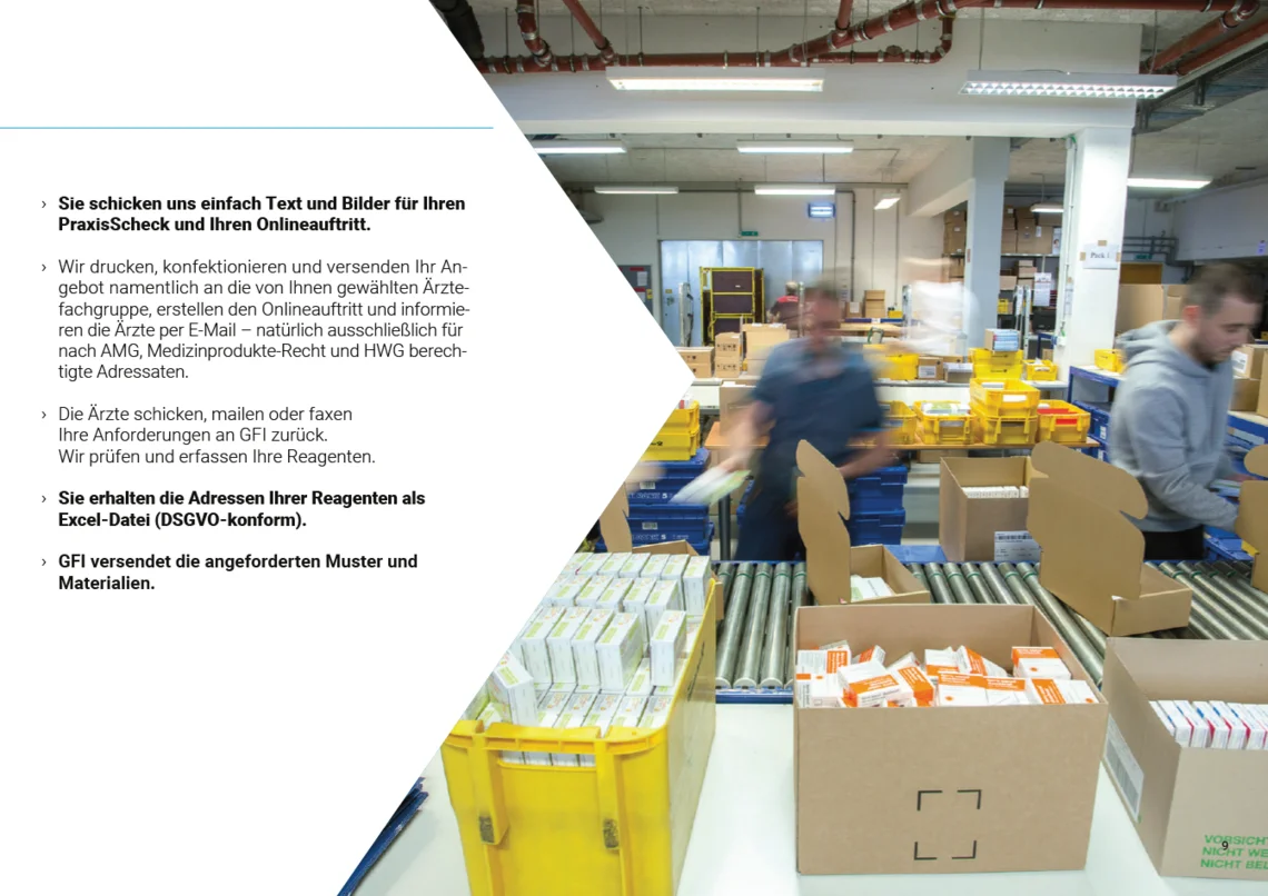 Schnell für Sie umgesetzt